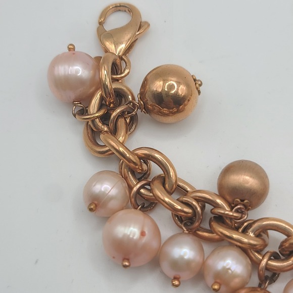 Honora Bronze Italy Pink Bronze Tone 7.5" - Picture 2 of 10